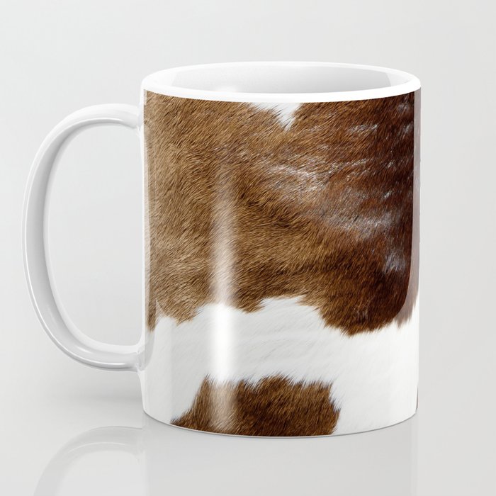 Brown Cowhide Coffee Mug Gallery Image 3