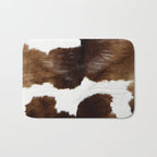 Brown Cowhide Bath Mat Gallery Image 1
