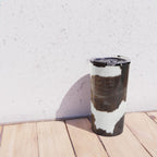 Brown Cowhide Travel Mug Gallery Image 4