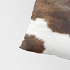 Brown Cowhide Pillow Sham Gallery Image 4