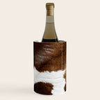 Brown Cowhide Wine Chiller Gallery Image 3