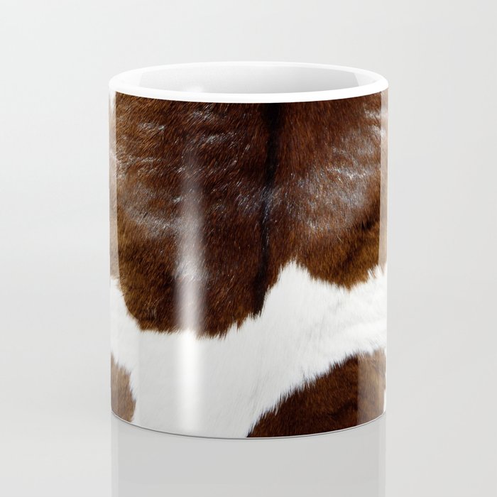 Brown Cowhide Coffee Mug Gallery Image 4