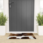 Brown Cowhide Welcome Mat Gallery Image 3