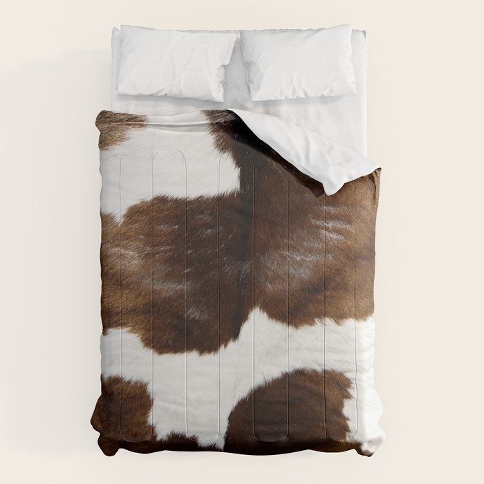 Brown Cowhide Comforter Gallery Image 6