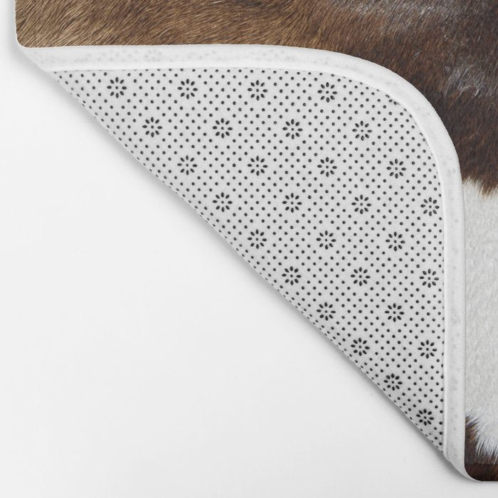 Brown Cowhide Bath Mat Gallery Image 2