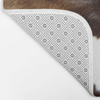 Brown Cowhide Bath Mat Gallery Image 2