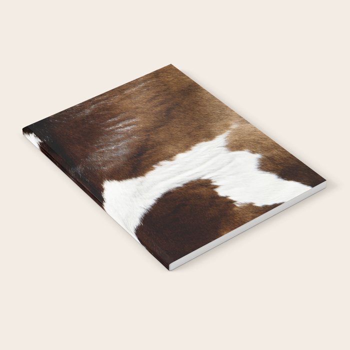 Brown Cowhide Notebook Gallery Image 1