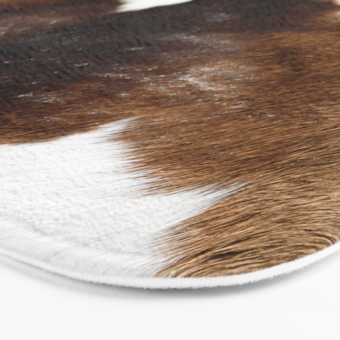Brown Cowhide Bath Mat Gallery Image 3