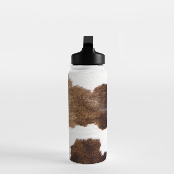 Brown Cowhide Water Bottle Gallery Image 3