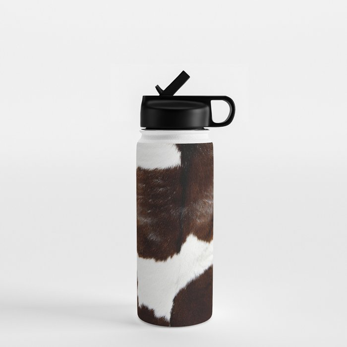Brown Cowhide Water Bottle Gallery Image 1