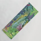 Jungle Paradise Watercolor Yoga Mat Gallery Image 1