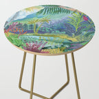 Jungle Paradise Watercolor Side Table Gallery Image 2
