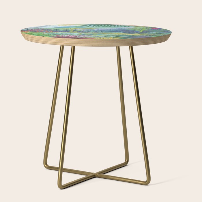Jungle Paradise Watercolor Side Table Gallery Image 1