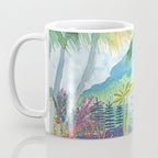 Jungle Paradise Watercolor Coffee Mug Gallery Image 3