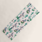 Cactus Quail  Yoga Mat Gallery Image 1