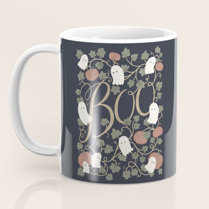 Boo! (Ghosts in the Pumpkin Patch) Coffee Mug Gallery Image 3