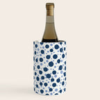 Blue Dots On White Wine Chiller Gallery Image 1