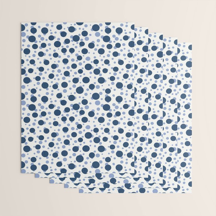 Blue Dots On White Wrapping Paper Gallery Image 3