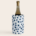 Blue Dots On White Wine Chiller Gallery Image 3
