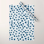 Blue Dots On White Wrapping Paper Gallery Image 1