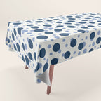 Blue Dots On White Tablecloth Gallery Image 1