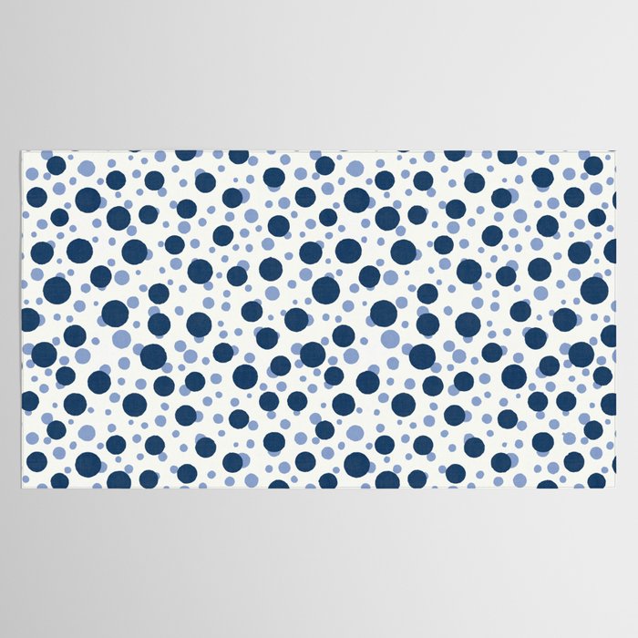 Blue Dots On White Tablecloth Gallery Image 2
