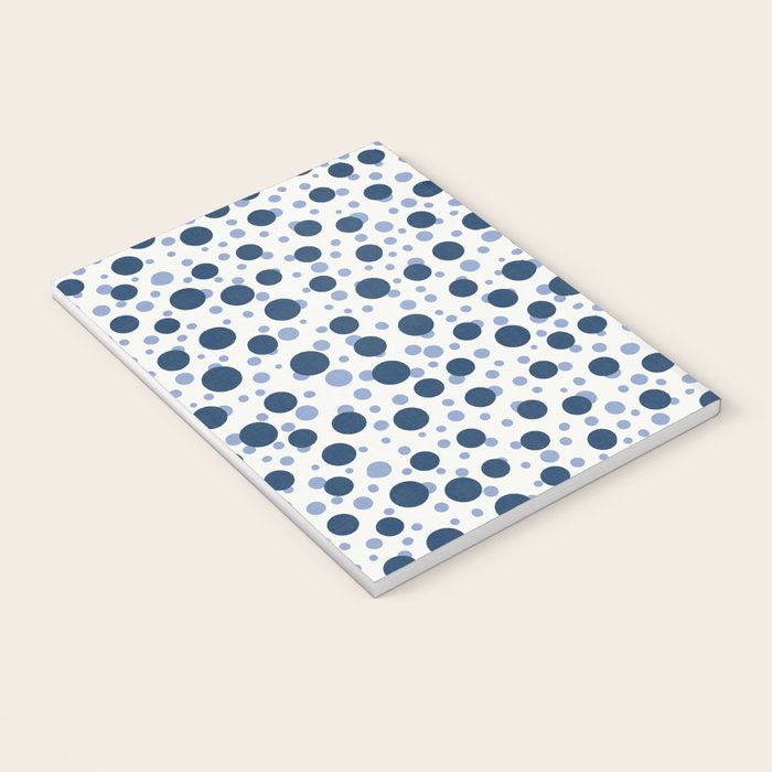 Blue Dots On White Notebook Gallery Image 3