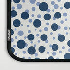 Blue Dots On White Laptop Sleeve Gallery Image 3