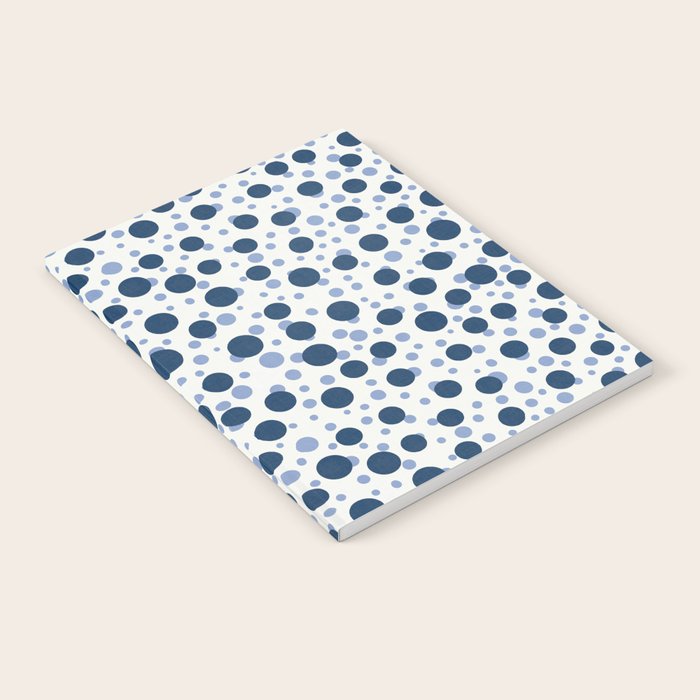 Blue Dots On White Notebook Gallery Image 1