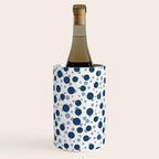 Blue Dots On White Wine Chiller Gallery Image 2