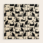 Bad Cats Knocking Stuff Over Wood Wall Art Gallery Image 1