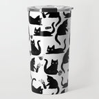 Bad Cats Knocking Stuff Over Travel Mug Gallery Image 1