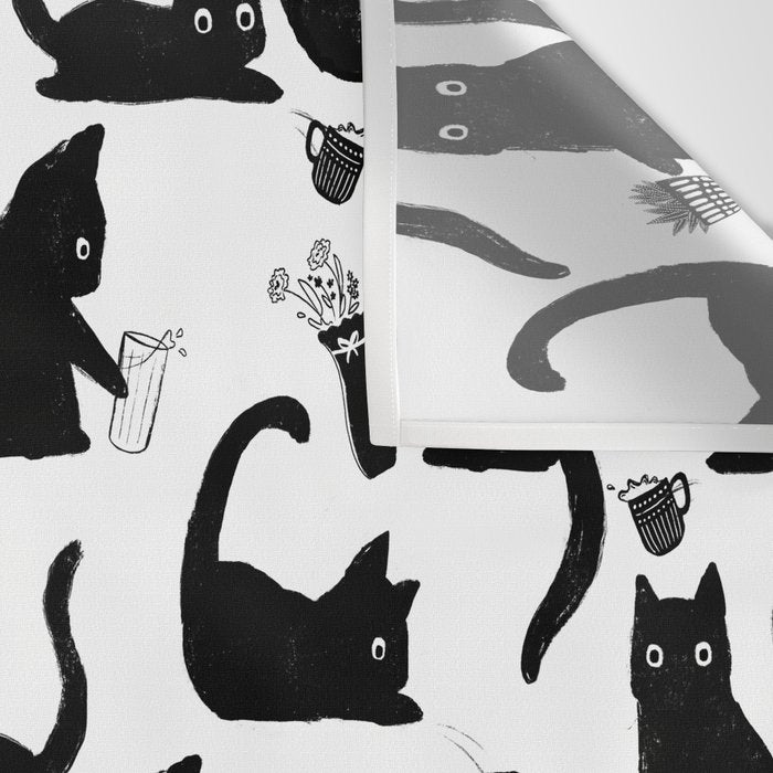 Bad Cats Knocking Stuff Over Wall Tapestry Gallery Image 3