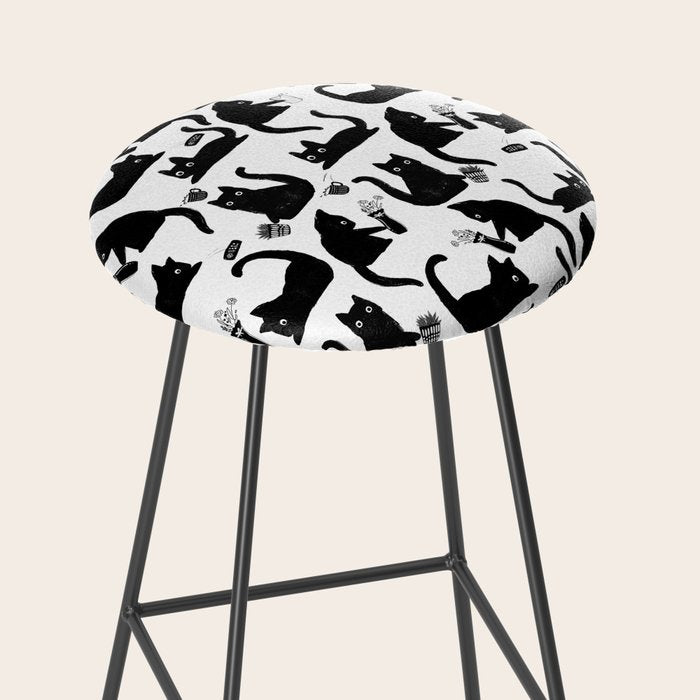 Bad Cats Knocking Stuff Over Stool Gallery Image 2