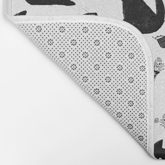 Bad Cats Knocking Stuff Over Bath Mat Gallery Image 2