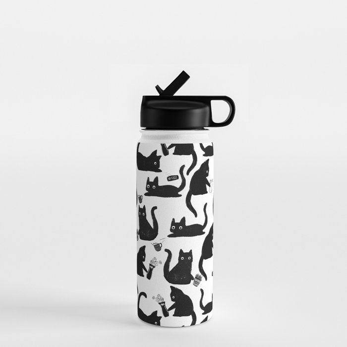 Bad Cats Knocking Stuff Over Water Bottle Gallery Image 1