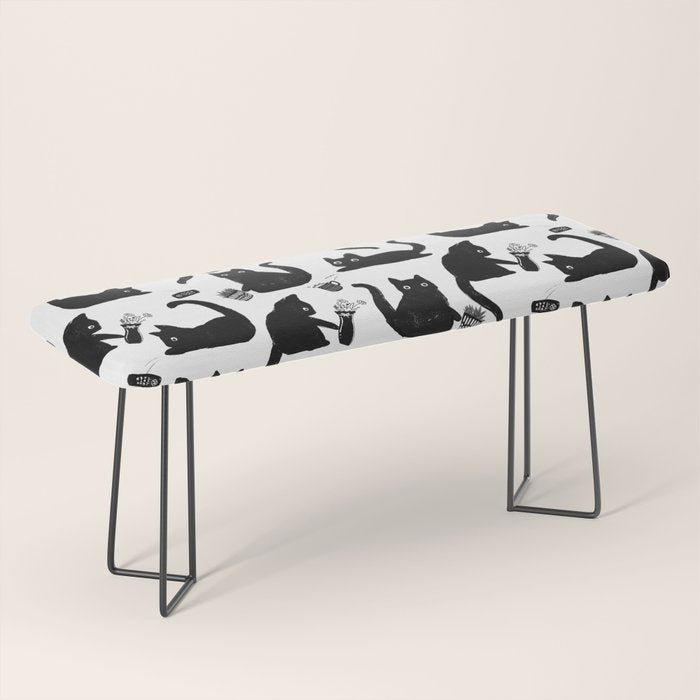 Bad Cats Knocking Stuff Over Bench Gallery Image 1