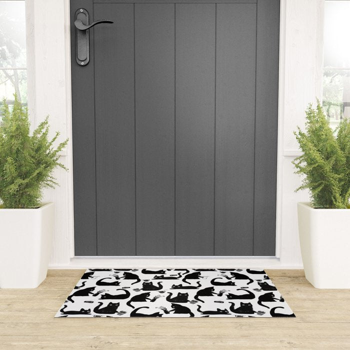Bad Cats Knocking Stuff Over Welcome Mat Gallery Image 3