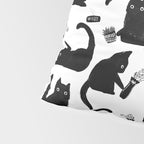 Bad Cats Knocking Stuff Over Pillow Sham Gallery Image 4