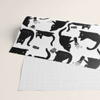 Bad Cats Knocking Stuff Over Wrapping Paper Gallery Image 2