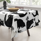 Bad Cats Knocking Stuff Over Tablecloth Gallery Image 3