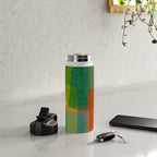 Modern Colorful MidCentury Abstract Water Bottle Gallery Image 4