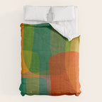 Modern Colorful MidCentury Abstract Comforter Gallery Image 6