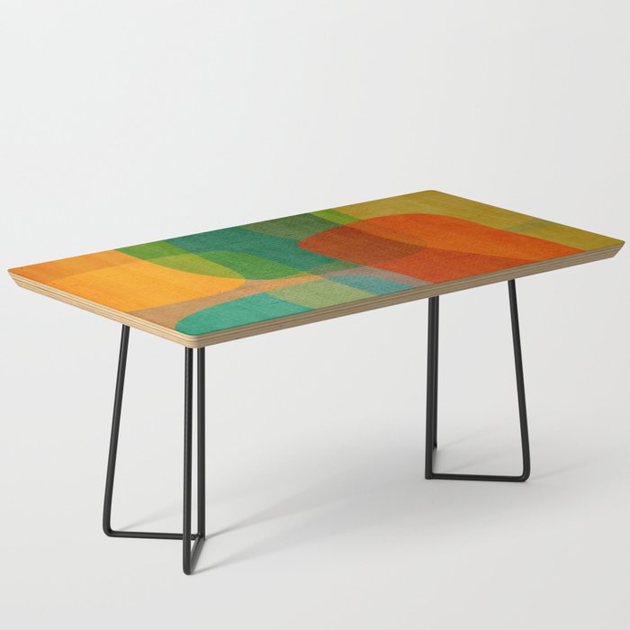 Modern Colorful MidCentury Abstract Coffee Table Gallery Image 1