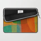 Modern Colorful MidCentury Abstract Laptop Sleeve Gallery Image 2