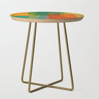 Modern Colorful MidCentury Abstract Side Table Gallery Image 1
