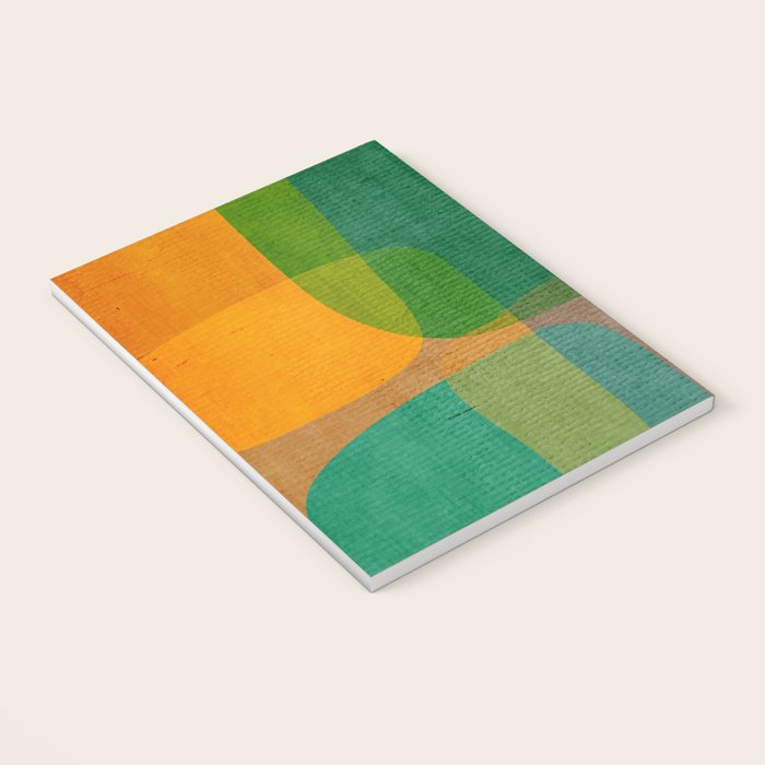 Modern Colorful MidCentury Abstract Notebook Gallery Image 3