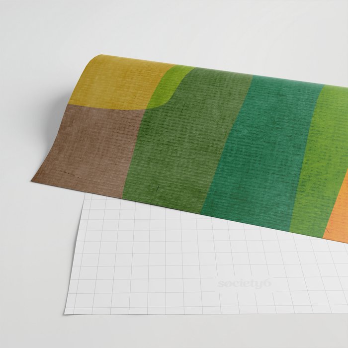 Modern Colorful MidCentury Abstract Wrapping Paper Gallery Image 2