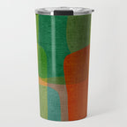 Modern Colorful MidCentury Abstract Travel Mug Gallery Image 1