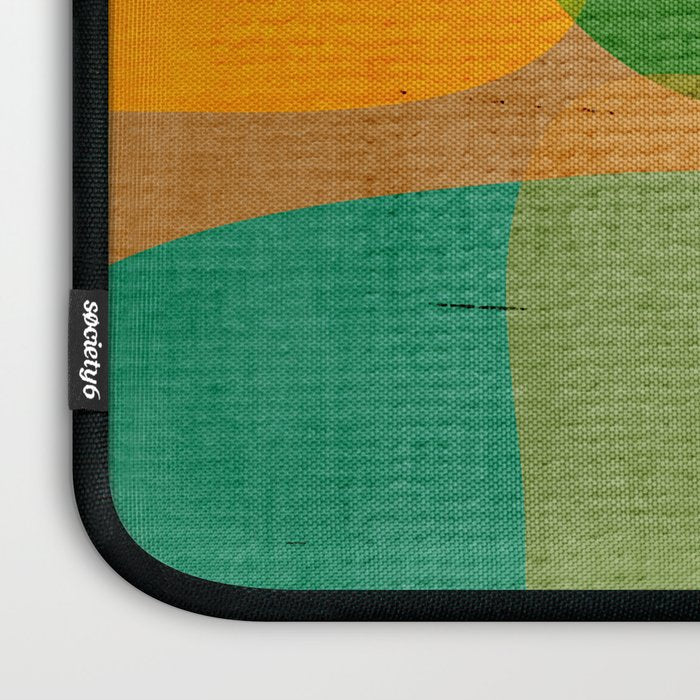 Modern Colorful MidCentury Abstract Laptop Sleeve Gallery Image 3